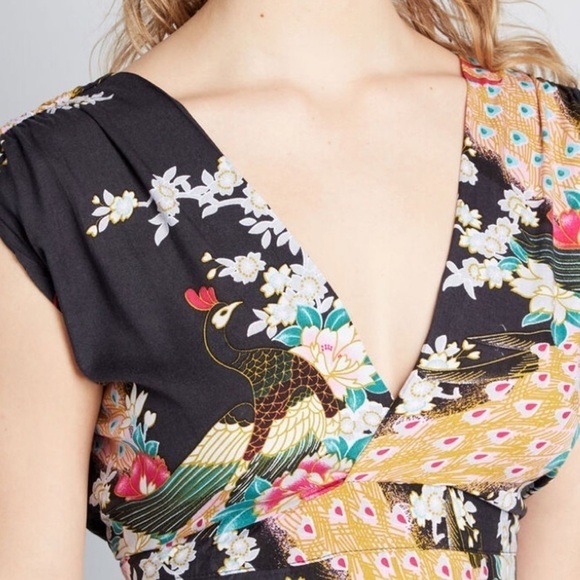 NWT Modcloth Feeling Serene Floral Maxi Dress - Picture 5 of 9